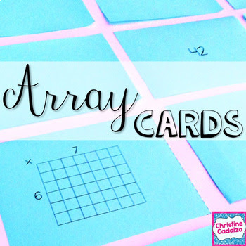 Printable Multiplication Flash Cards- Arrays