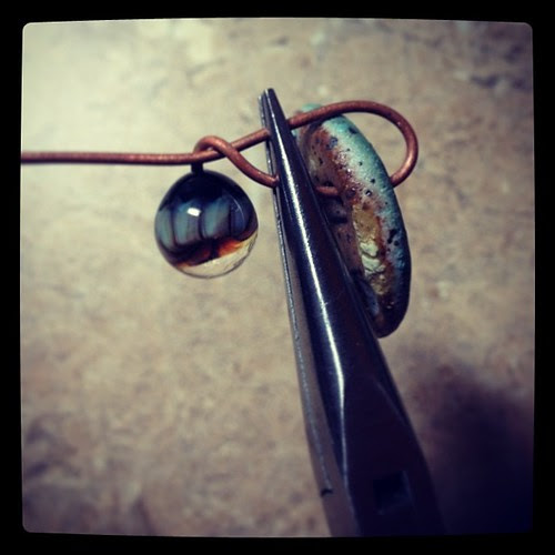 Earring tutorial #aje #artjewelryelements #glassaddictions #lampwork