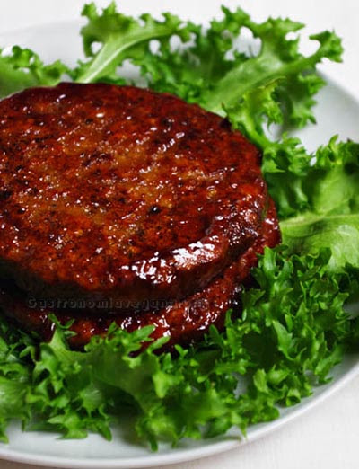 Hamburguesas de soja texturizada