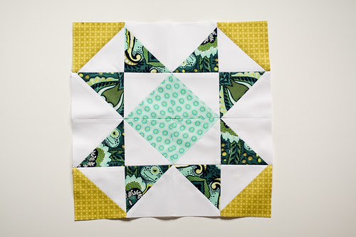Half-Square Triangle Block of the Month January Quilt Block Tutorial - In Color Order