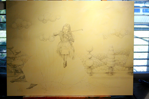 WIP - Armadillo Dream (Pencils 2)