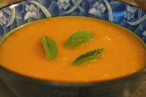 carrot soup with ginger and orange