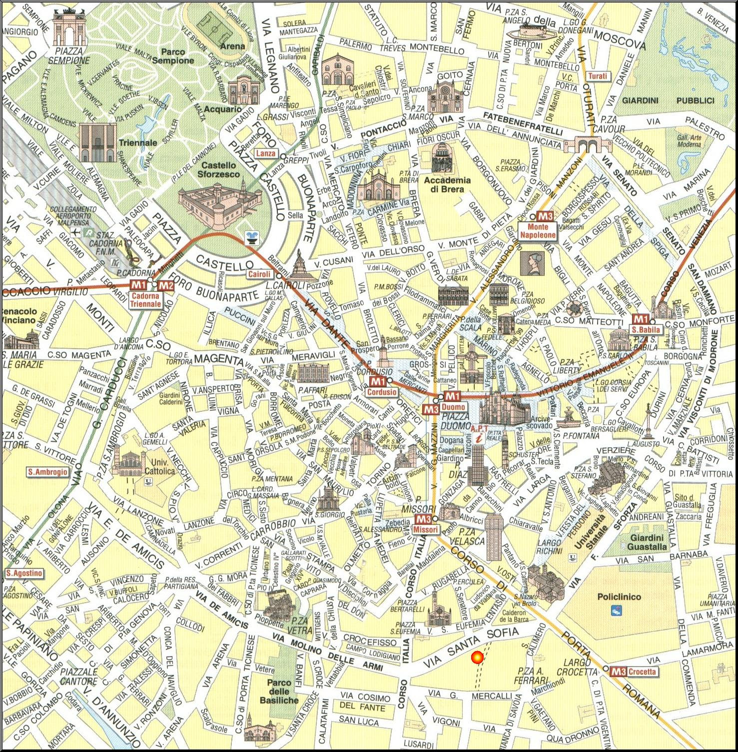 Milan Map Detailed City And Metro Maps Of Milan For Milan Map Detailed City And Metro Maps Of Milan For