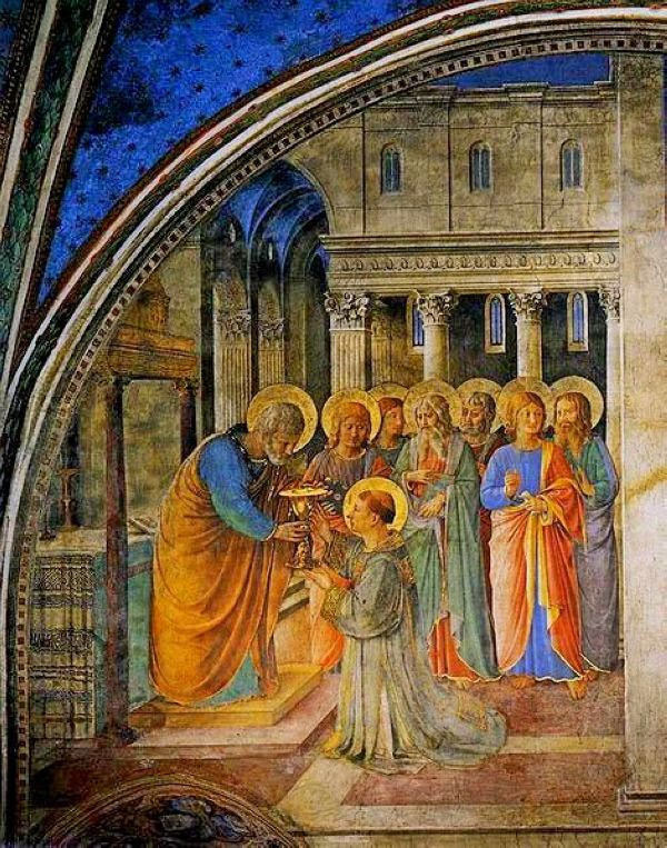 Οι 7 Διάκονοι, τοιχογραφία του Fra Angelico, Dennis Burlingham
