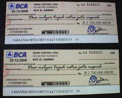 Cara Penulisan Cek Bca Xivandrama