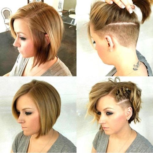 Sidecut frauen lange haare