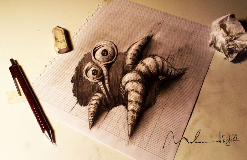 Free Gambar 31 Contoh Gambar 3 Dimensi Dengan Pensil Yang Menipu Mata Terbaru by www.cikimm.com