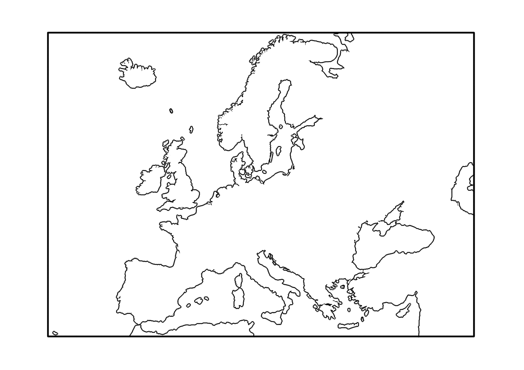 Ausmalbild Kontinente : Mandala Weltkarte Zum Ausmalen Novocom Top