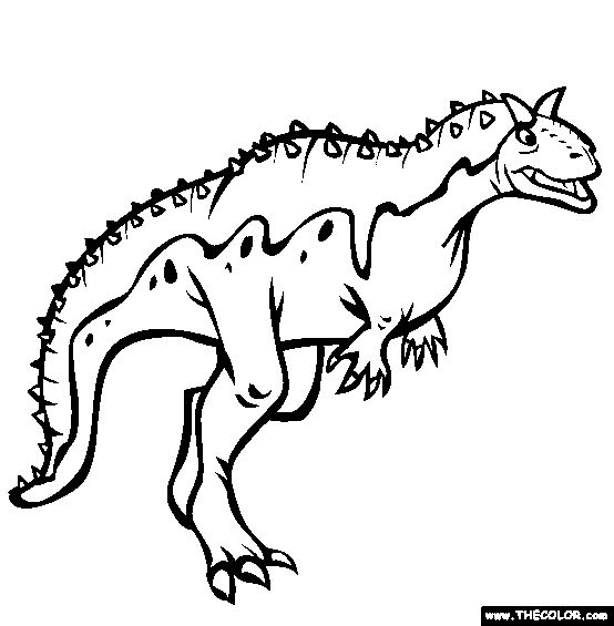 Featured image of post Carnotaurus Coloring Page