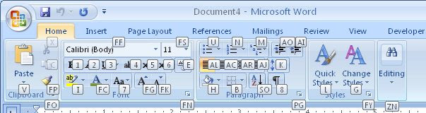 Jon Schneider&#39;s Tech Blog: Office 2007 Ribbon: A step backwards in keyboard  usability?