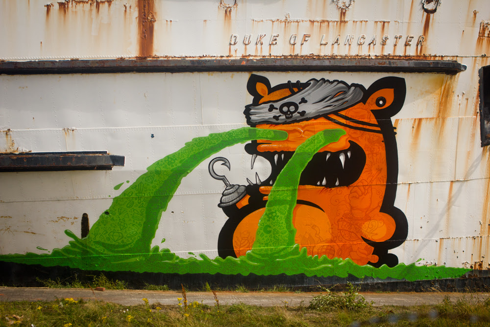 Street Art in North Wales, UK 3