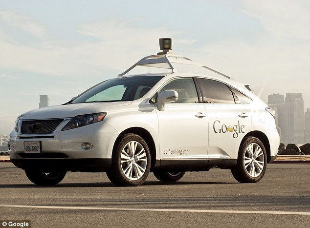 Let's roll! The Google Cars - based on a Lexus RX450h - have now amassed 300,000 miles between them