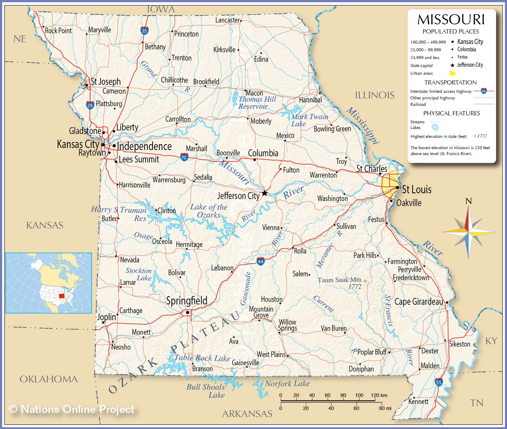 Map Of Mo Missouri Cities Pictures To Pin On Pinterest Pinsdaddy Psdhook