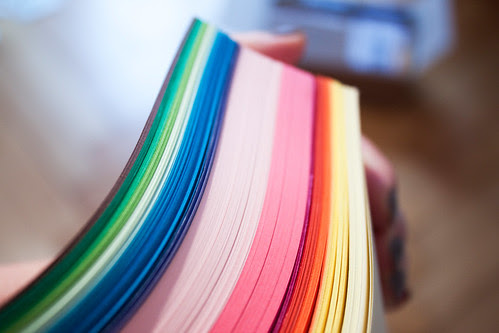 all colors of paper