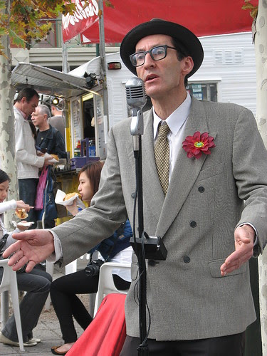 Busker at Camberwell