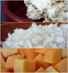 Velouté de potiron aux éclats de chataignes