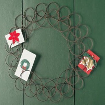 Metal Christmas Card Holder Over Door Natal 7