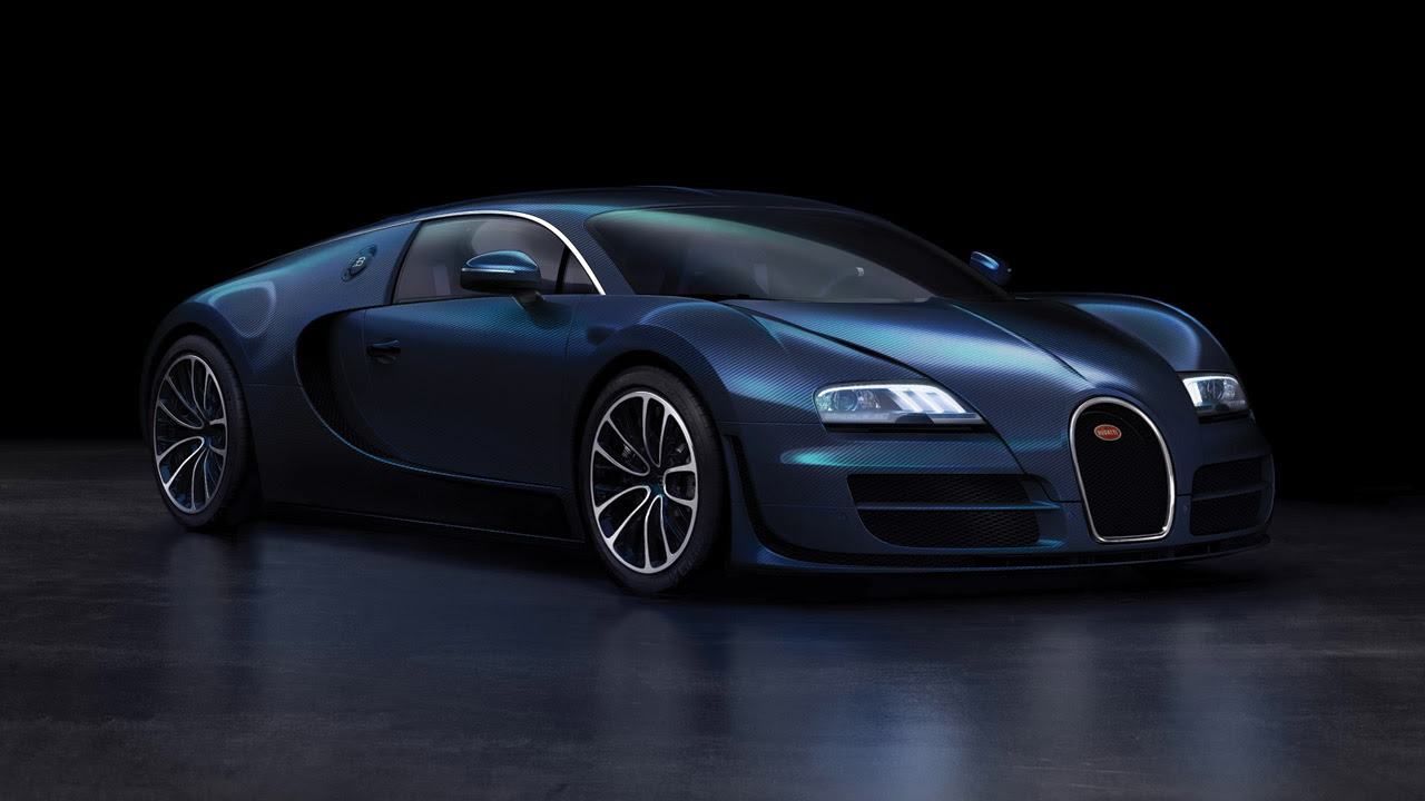 Bugatti Veyron Super Sport 2015 Blue Spot Wallpapers