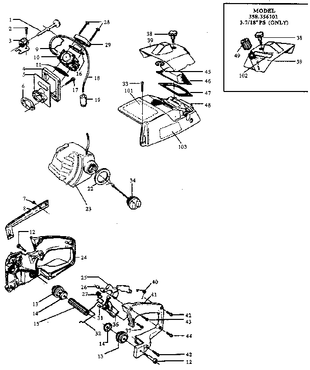 Schematic Craftsman Chainsaw Fuel Line Diagram