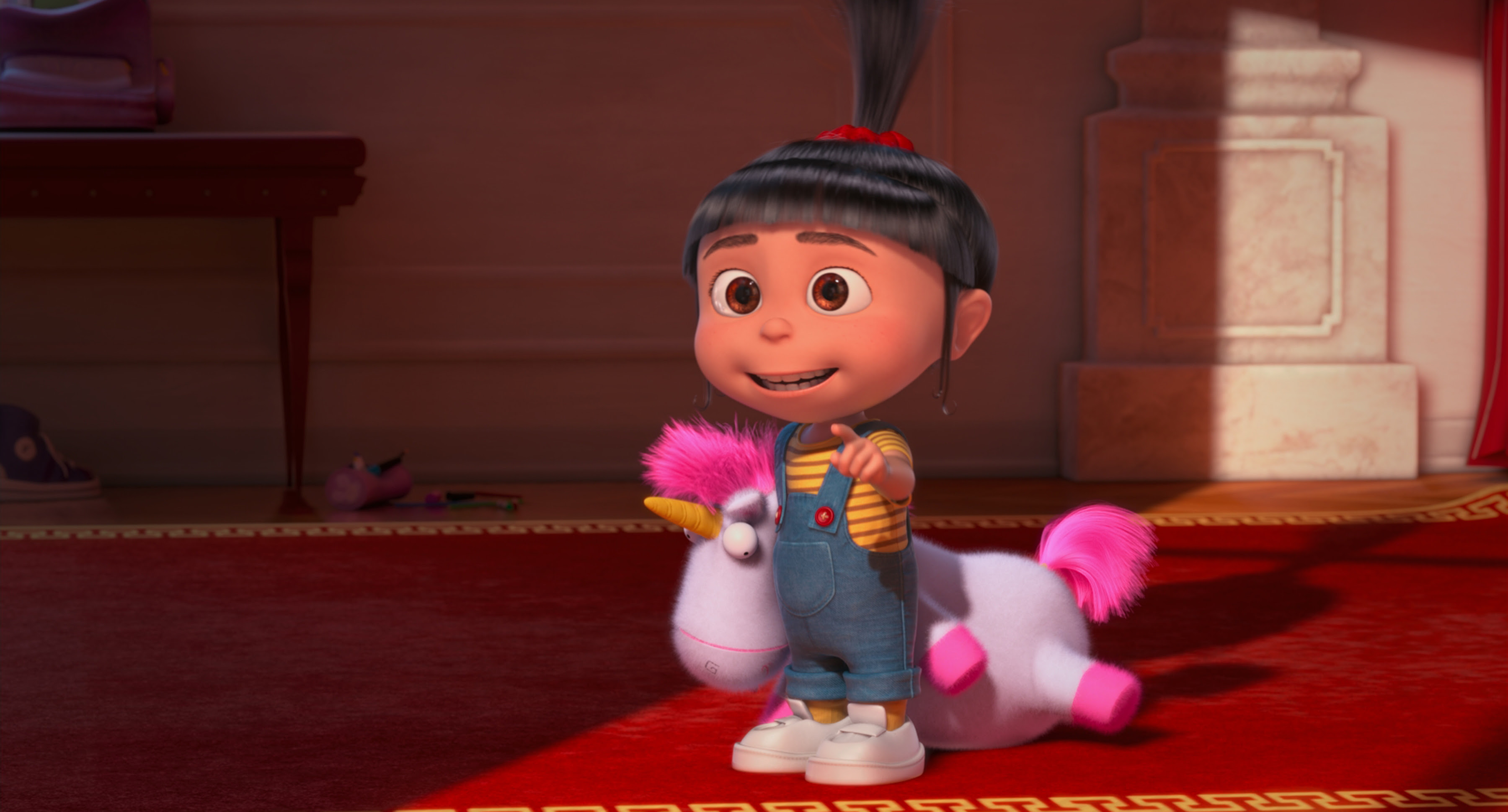 Mi Villano Favorito 2: Imágenes de la Película. Agnes con unicornio.