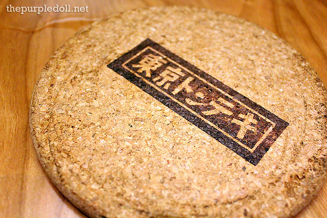 Tokyo Tonteki hot iron-branded cork trivet