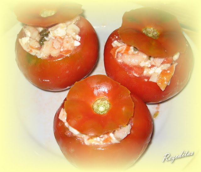 TOMATES RELLENOS DE MARISCO LIGHT