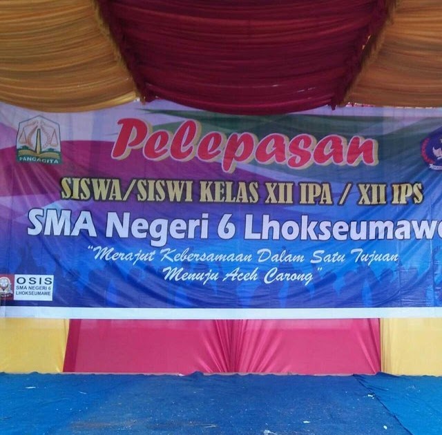 Contoh Spanduk Perpisahan Sekolah Sma