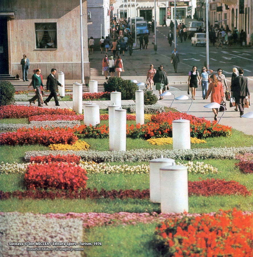 Centrul municipiului Suceava înainte de 1989 Centrul municipiului Suceava înainte de 1989