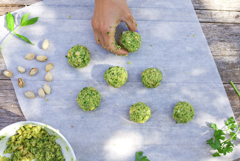 Green Kitchen Stories » Herb & Pistachio Falafel