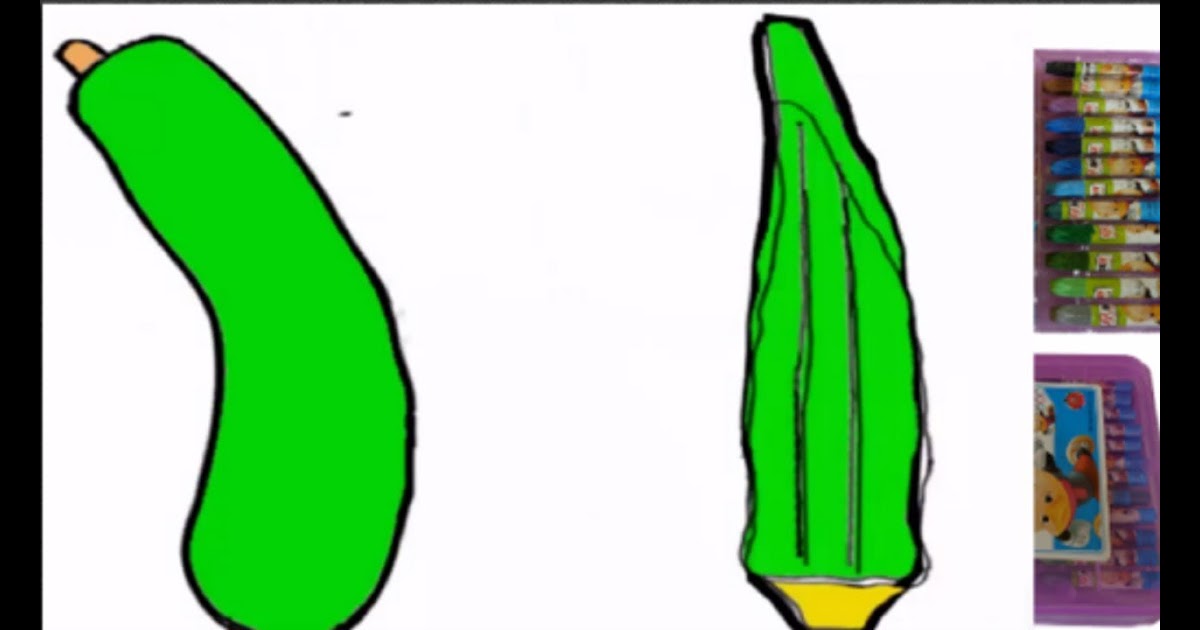 Green Vegetables Drawing Easy