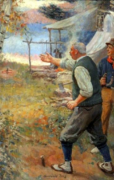 Pitching Horseshoes