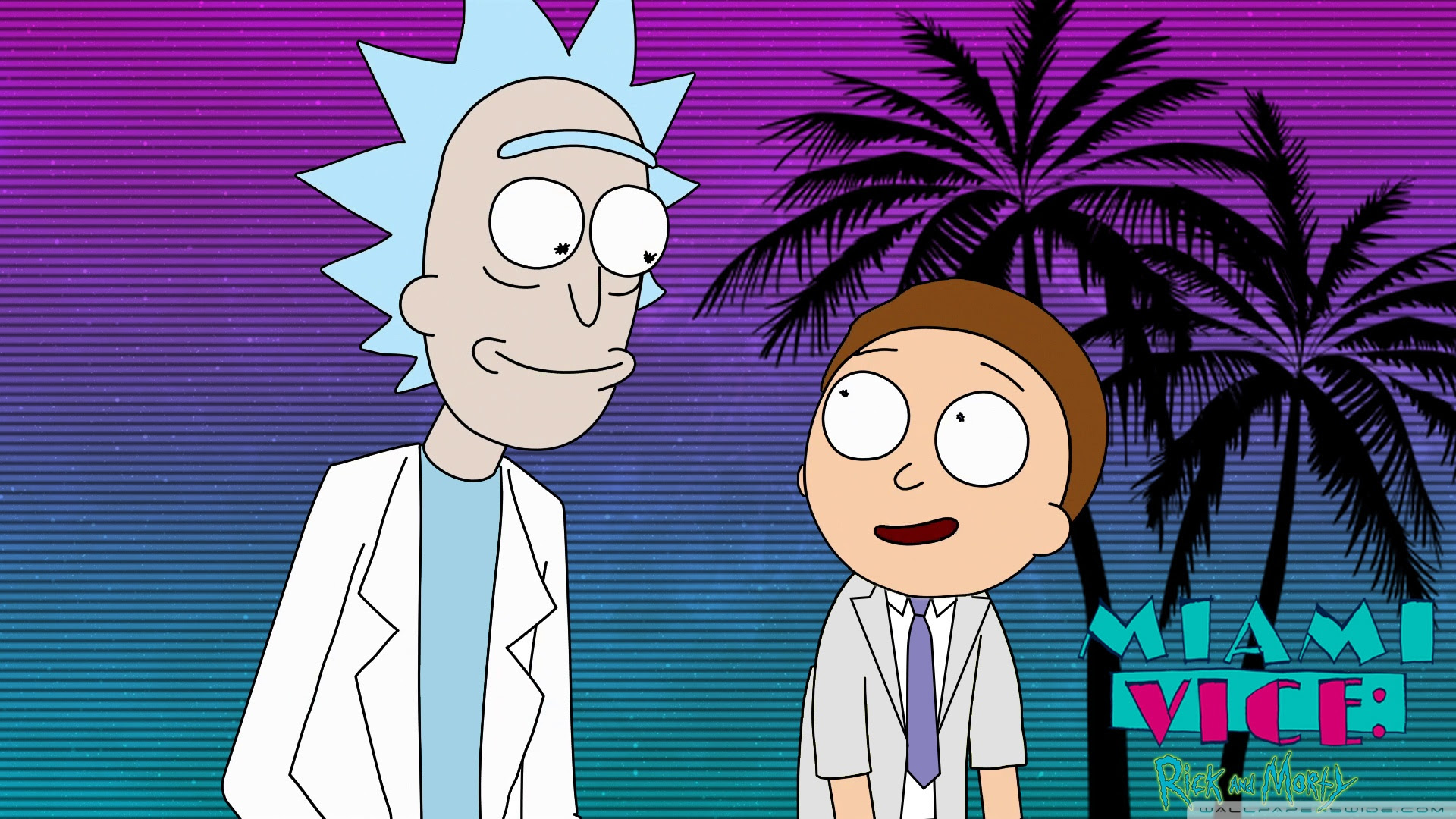 Rick and morty animated wallpaper. 