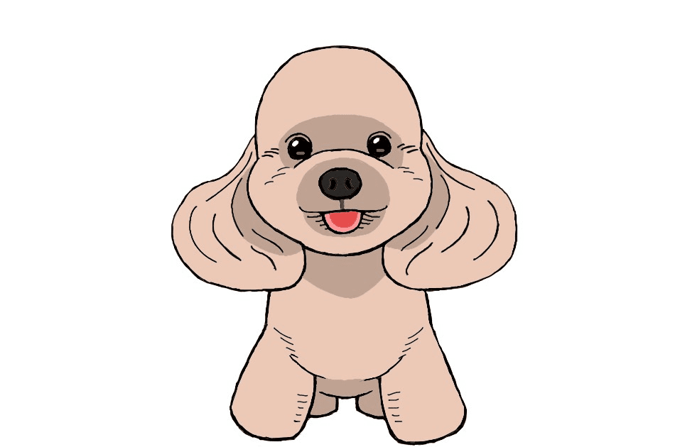 トイプードル イラスト ゆるい の最高のコレクション イラスト素材