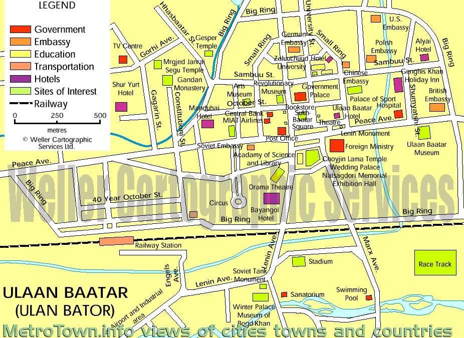 Ulan Bator Map World Of Map