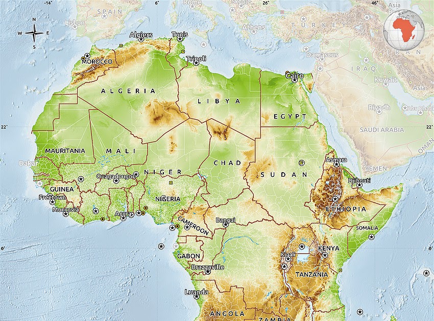 Africa Mahadeep Map In Hindi Language My Maps