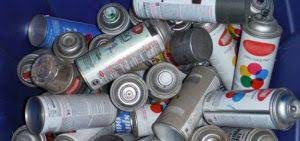 Aerosol cans can be regulated as a hazardous waste unless emptied completely
