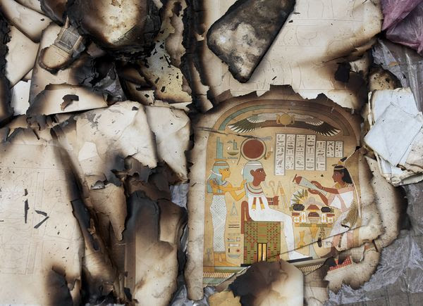cairo-institute-library-burns-egypt-illustration_45991_600x450