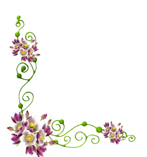 Resultado de imagen de barras separadoras flores verdes