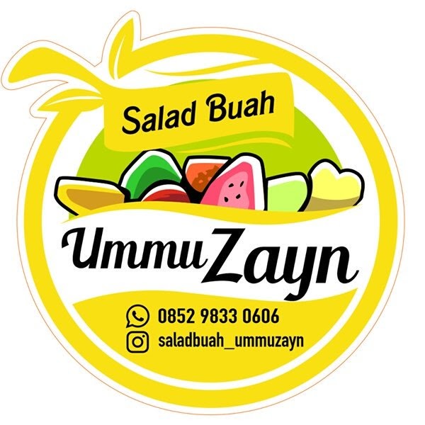 19 Logo Stiker Salad Buah Konsep Spesial