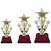  Top Stars Combo Trophies for Winners Appreciations Events, Awards, Teachers, Students, Offices 
