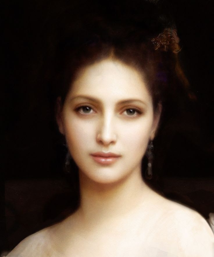 Her face fascinates me, draws me in William Adolphe Bouguereau.