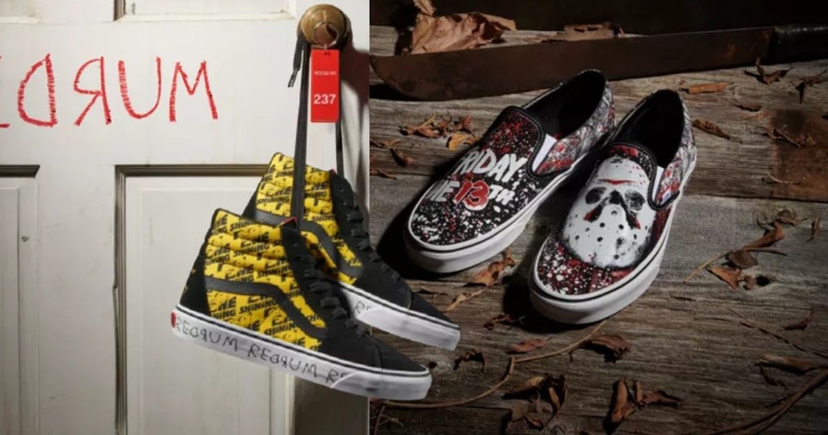Vans Horror Film Footwear Assortment: The Shining, Jason, Freddy, & Extra