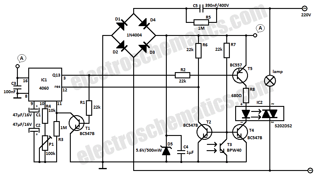 Sensor On Off Circuit 220v - Circuit Diagram Images