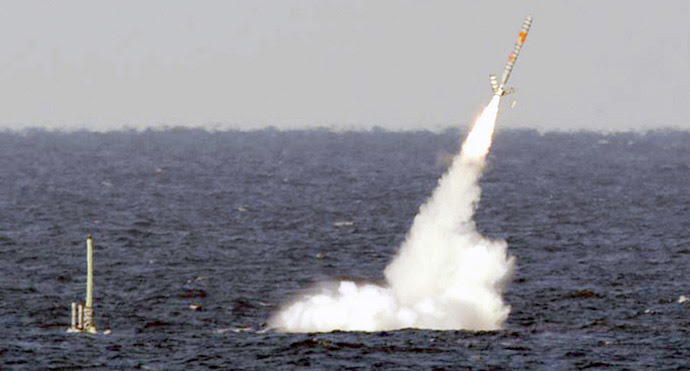 Tomahawk cruise missile (Reuters/U.S. Navy photo)