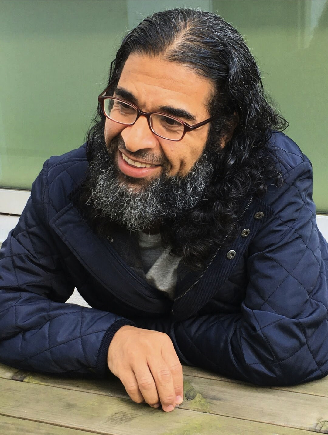 A photo that Shaker Aamer made available to the We Stand With Shaker campaign to thanks all his supporters who worked so hard to secure his release from Guantanamo.