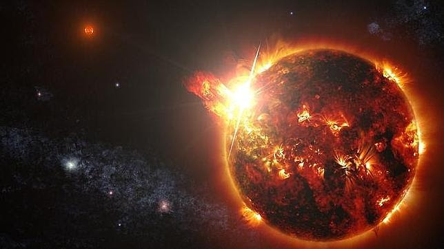 Detectan una «superllamarada» 100.000 veces más intensa que las del Sol Detectan una «superllamarada» 100.000 veces más intensa que las del Sol