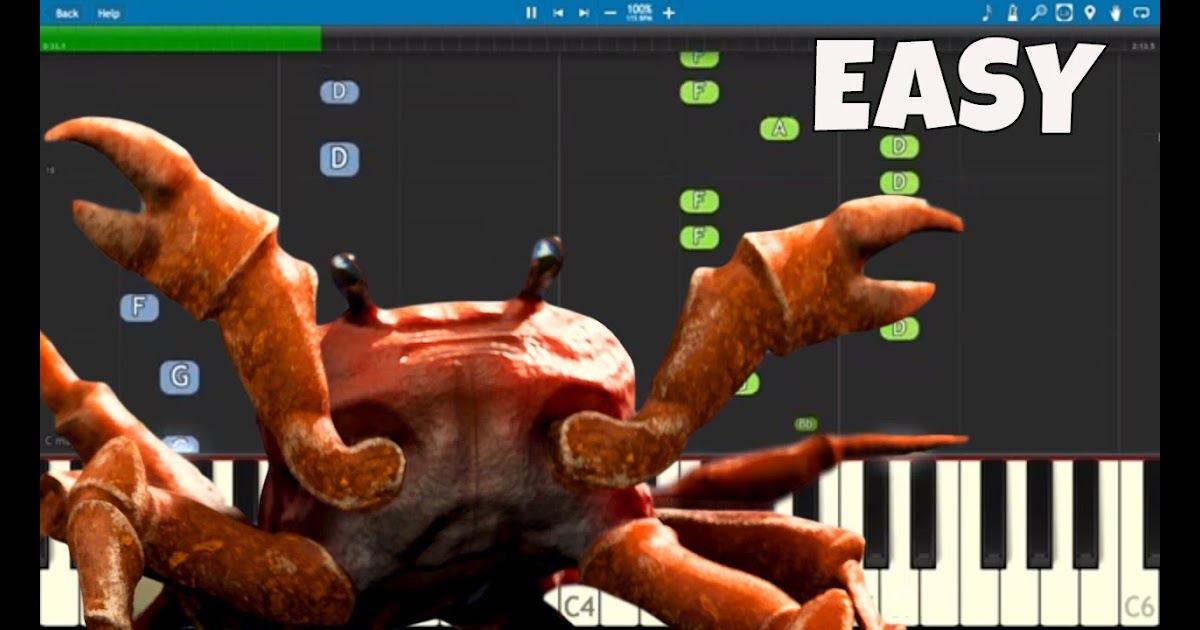 Music Videos Npt Music How To Play Crab Rave On Piano Easy