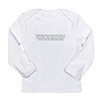 My Bishop was charged! Long Sleeve Infant T-Shirt