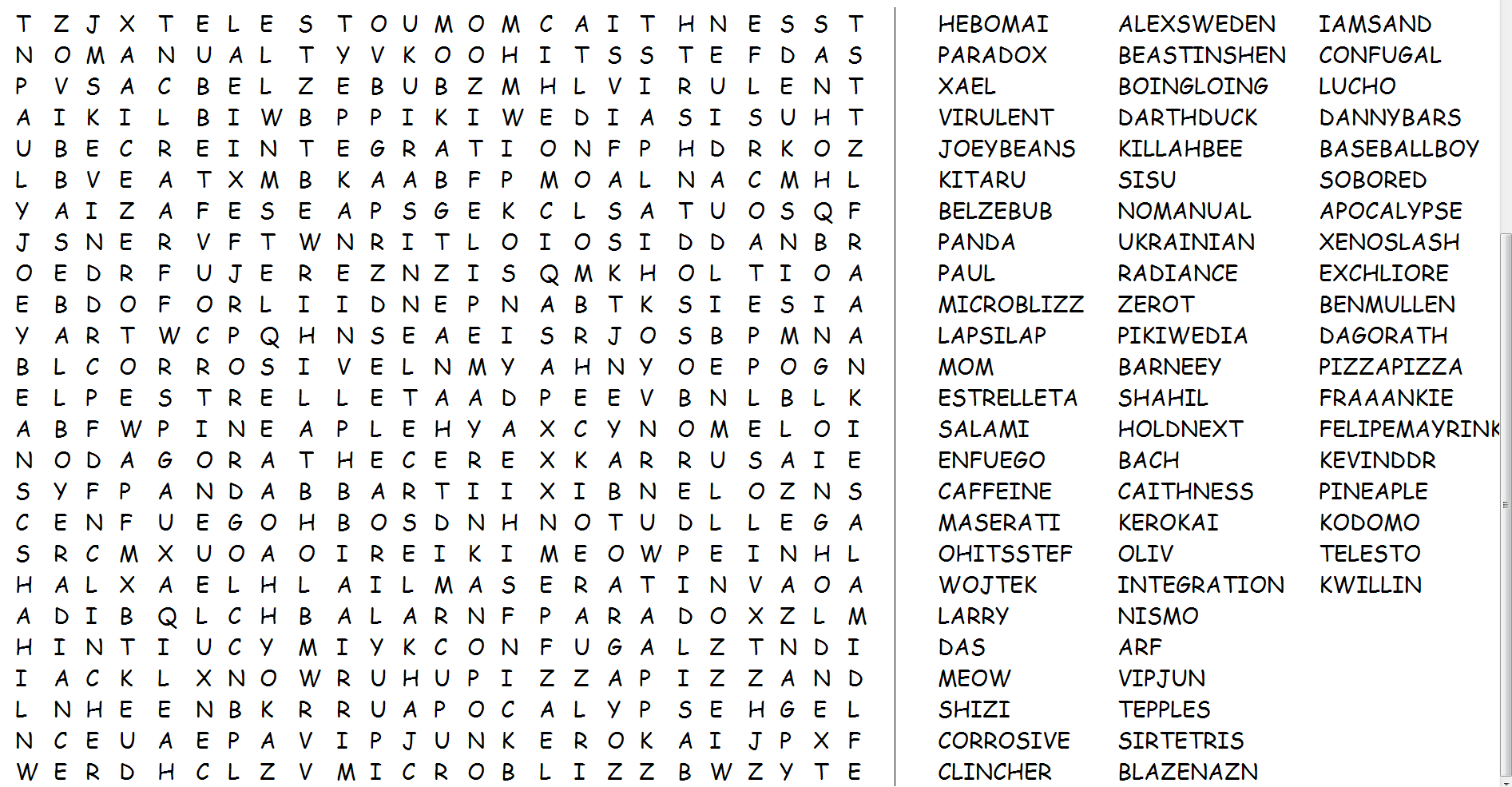 Difficult Word Searches Printable That are Sassy Tristan Website