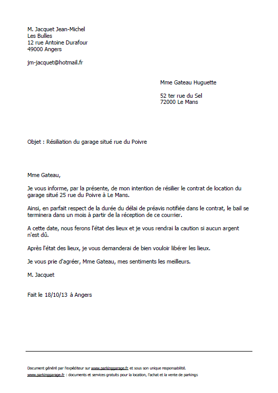 Exemple De Lettre De Rã©Siliation De Bail Ã Loyer Suisse – Financial Report